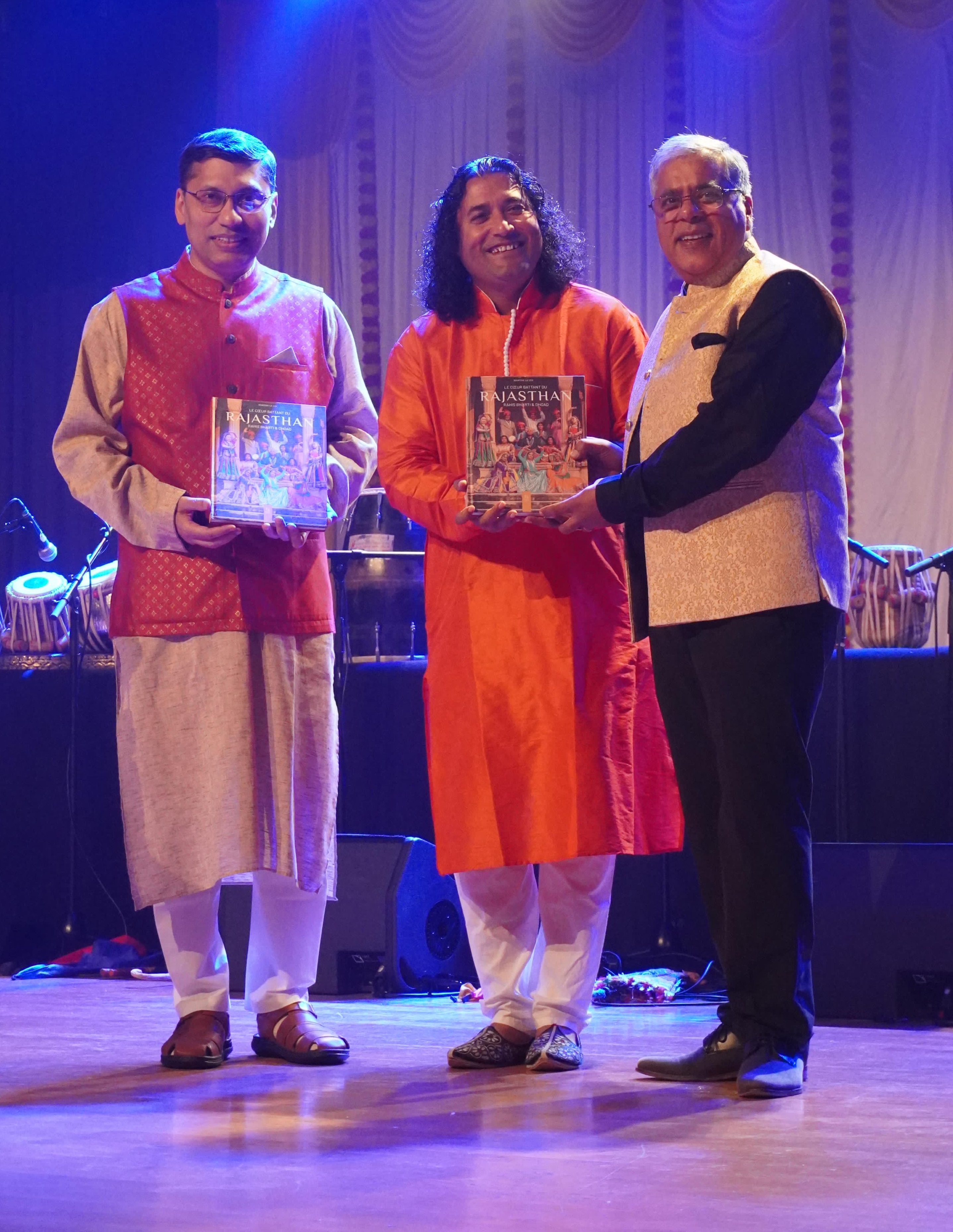 Shri Arindam Bagchi, His Excellency Ambassador of India to the UN and Switzerland, along with Shri Maneesh Wadhwa, President of Namaste Geneva